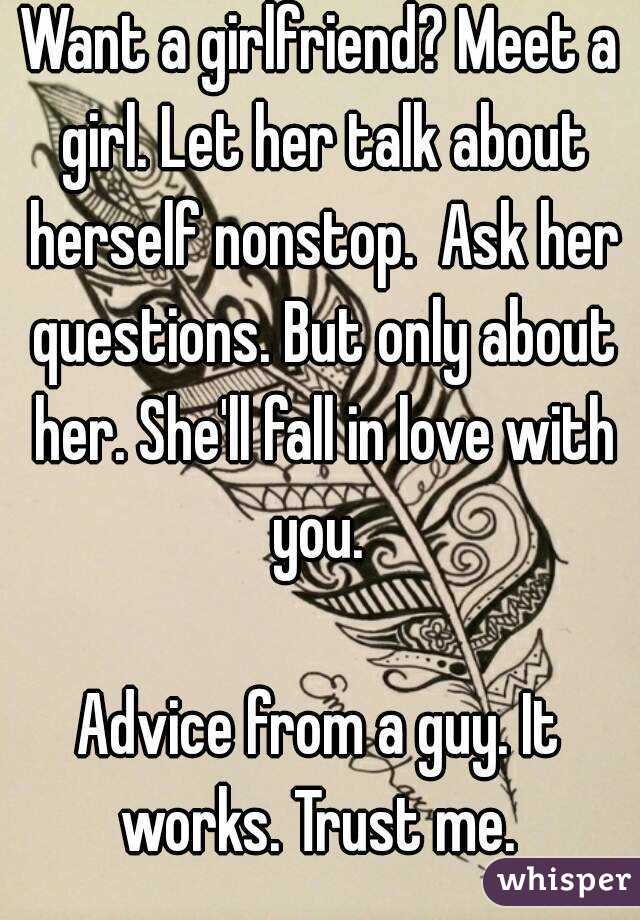 Questions to ask your girlfriend about herself